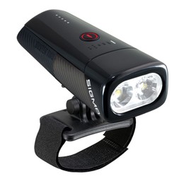 SIGMA - Buster 1100 HL | Luce da casco a LED con 1100 lumen | luce da casco a batteria con cinque modalità di illuminazione | attacco con funzione di sgancio rapido | colore nero