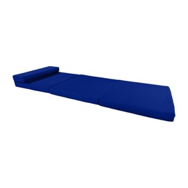 Danfuton Portable Lounger Shikibuton, Flip Foam Beds Sleep Mats 83 x 27 x 3, Royal