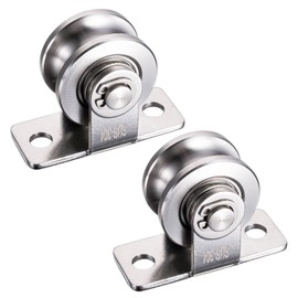 KCNOFNC 30 mm pulley steel cable, pulley for ropes, pulley with 2 ball bearings, pack of 2