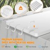 JayRex Bathroom Organizer Countertop Shelf, 3 Tier Corner Rack Adjustable