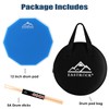 EASTROCK Practice Drum Pad, 12 Inches Double Sided Slient Rubber