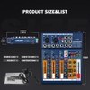 TAVOSOP 4 Channel Professional mixer audio 99DSP Bluetooth U disk