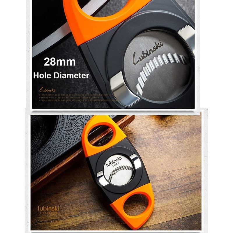 LUBINSKI Torch Lighter and Cutter Gift Set, Multifunction 3 Jet