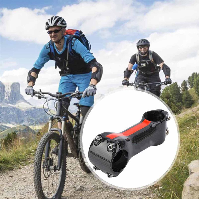 Carbon Fiber Road Mountain Bike Handlebar Stem for 31.8mm Handlebar