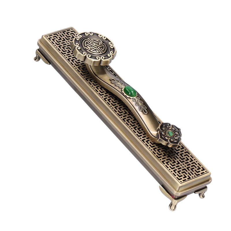 Metal Incense Holder Ruyi Antique Incense Stick Burner for Home