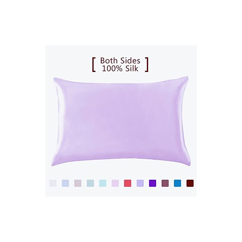 FLCA Mulberry Silk Pillowcase for Hair and Skin,Both Side Mulberry