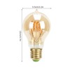 A60 Antique Bulb E27 Base Dimmable LED Filament Bulb 4W