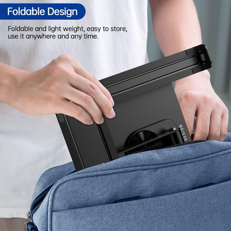 BESIGN LS12 Laptop Stand with 360° Rotating Base, Ergonomic Adjustable