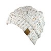 C.C Trendy - Gorro de punto trenzado grueso y suave
