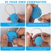6pcs Combination Padlocks, Padlocks with Code Padlock, Small 3 Digit