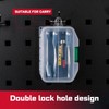 GEINXURN Mini Ratchet Wrench& Bit Holder Set 4 Pcs, 1/4"