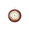Youshiko (Latest 2024 Version) Traditional Barometer Mahogany Wood Surround Forecaster