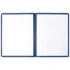 Winco Double Fold Menu Cover, 12-Inch x 9.5-Inch, Blue