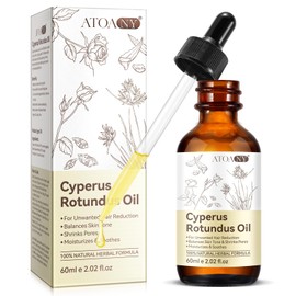 Cyperus Rotundus Oil, Natural Cyprus Oil, Reduces Unwanted Body Hair, Smooth Skin & Hair Removal, Reducing Body Hair Growth, Moisturizing & Soothing for All Skin Types, 2.02 oz (1)
