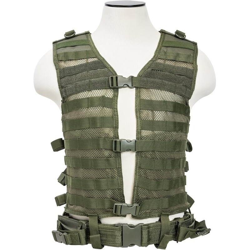 NcSTAR 2915 Modular Mesh Vest MOLLE Tactical Gear Harness Rig