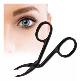 Veraly Pinza Para Depilar Ceja Punta Recta Y Plana Tijeras Vello F