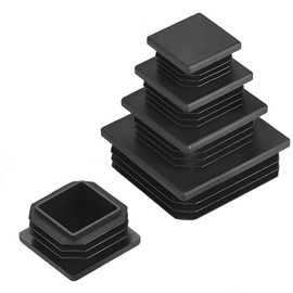 Navasen Plastic Lamellar Plugs (Pack of 4, Black)