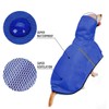 Dog Raincoat Large Pet Waterproof Coat Rain Jacket for Dogs