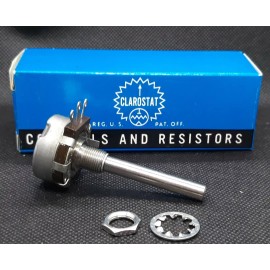 Clarostat 53C1 250K-RZ Ohm 2W Linear Taper Potentiometer
