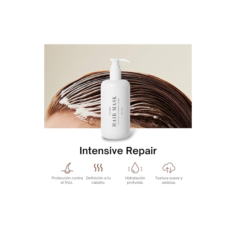 Mascarilla para Cabello 250 ml Tratamiento para cabello maltratado Mascarilla