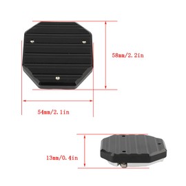 Motorcycle Kickstand Plate,Aluminum Alloy Extension Side Stand Foot Pad For Universal Dirt Bike Motorbike Support Accessory-Blue