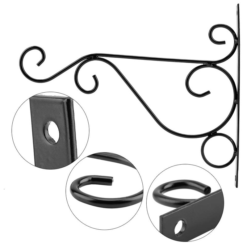 Haofy Plant Hanger Bracket, Iron Plant Hook Hanging Wall Hanger