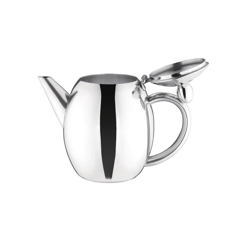 Olympia Richmond Teapot Stainless Steel 500Ml - Stainless Steel -