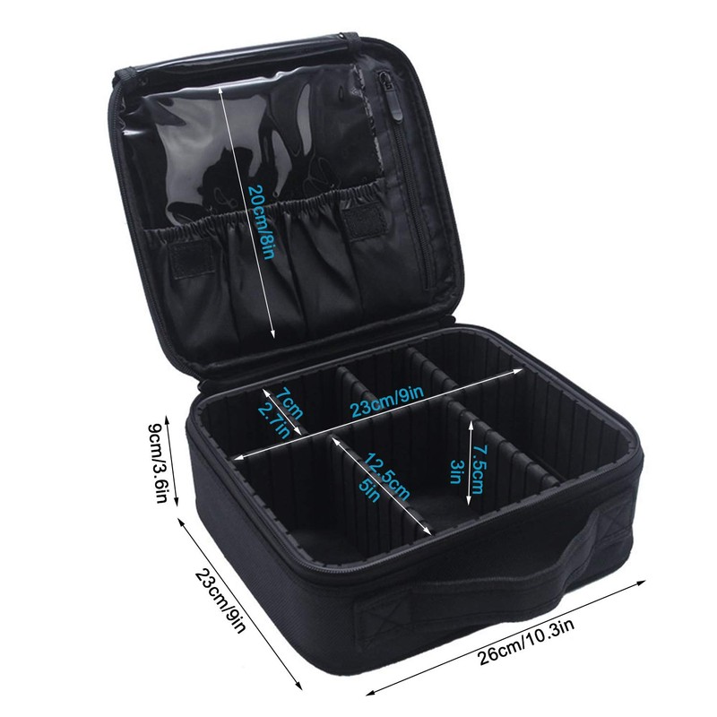 Samtour Makeup Bag, Small Makeup Bag Makeup Organisers Makeup Case