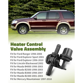 Hulyxayfave 1L5Z-18495-AA Heater Control Valve Fit for Ford Ranger 1998-2008 Explorer 1996-2010 Mercury Mountaineer 1997-2010 Mazda B2500 B4000 1998-2003 B3000 1998-2007 B2300 2001-2003