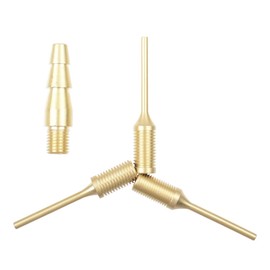 Haitengwen Brass Integrated Ball Pump Needle, Air Pump Needle, Inflation Needles Nozzle, inch/Metric/clamp Thread - for Basketball, Football, Volleyball, Durable, 4pcs/Set