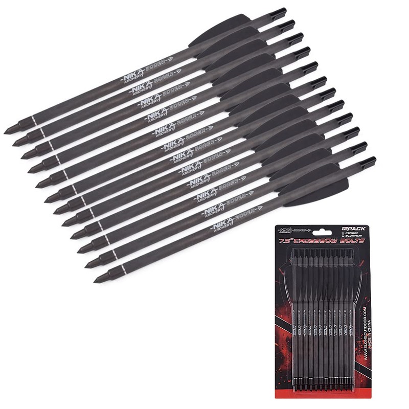 ELONG OUTDOOR 12x 7.5inch R9 Crossbow Bolts Arrows SP350