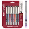 uniball Vision Needle Roller Ball Pen, Stick, Fine 0.7 Mm,