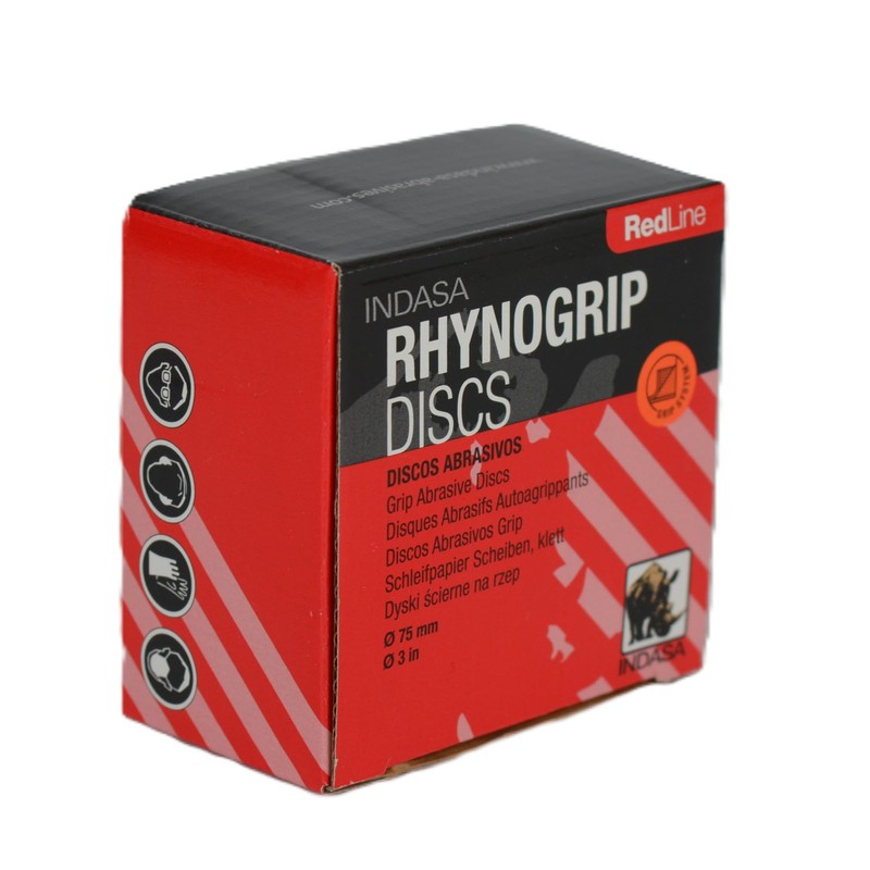 Indasa 3" Rhynogrip Redline Solid Sanding Discs, 320 Series 1200