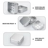 Pack of 2 Aluminium Travel Soap Box Waterproof Soap Dish