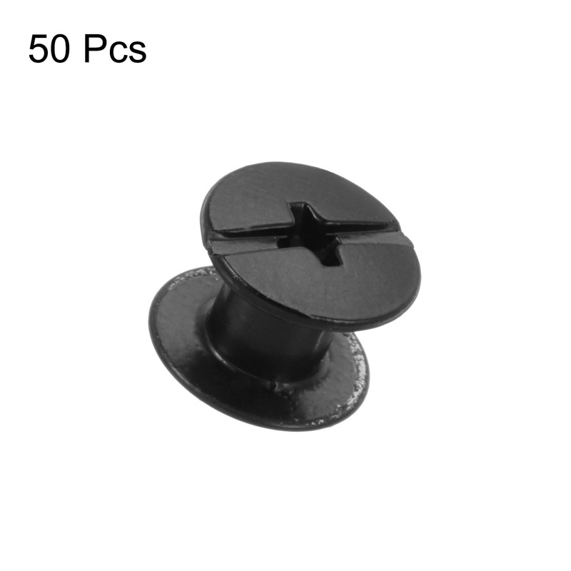 sourcing map 50set M5 x 4mm Chicago Screw Metal Phillips
