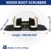 WORKPRO Boot Brush Scraper Outdoor, Shoe Cleaner Brush, Boot Scrubber,