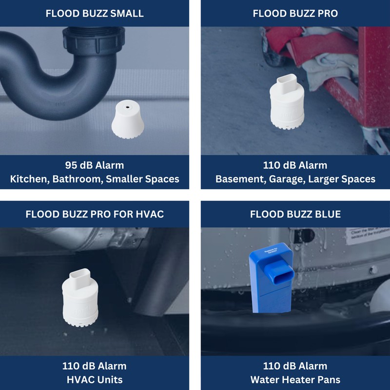 Flood Buzz Small Model | 6-Pack | Reusable, Easy-to-Use Water