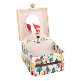 TROUSSELIER - Little Red Riding Hood - Treasure Chest & Music Jewellery - Music Box - Ideal Children's Gift - Music Lullaby by Schubert - Colour Multicoloured