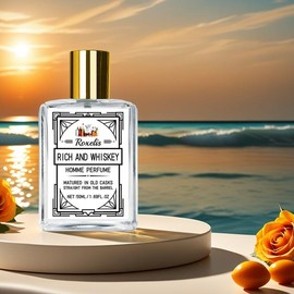 Whisky Vanilla Woody Perfume | Natural Ingredients | Long-Lasting Fresh & Subtle Cologne for Men & Women | Romantic, Elegant Scent for Date Nights