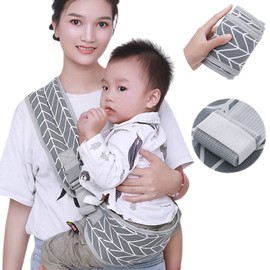 ENZUO Hugging Support, Baby Hip Seat Support, Baby Sling, Kids Sling, One-Handed Hugging, Belt, For Kids, Boys, Girls, Gift, Lightweight, Breathable, Compact, Easy, For Moms and Dads, Unisex, Going