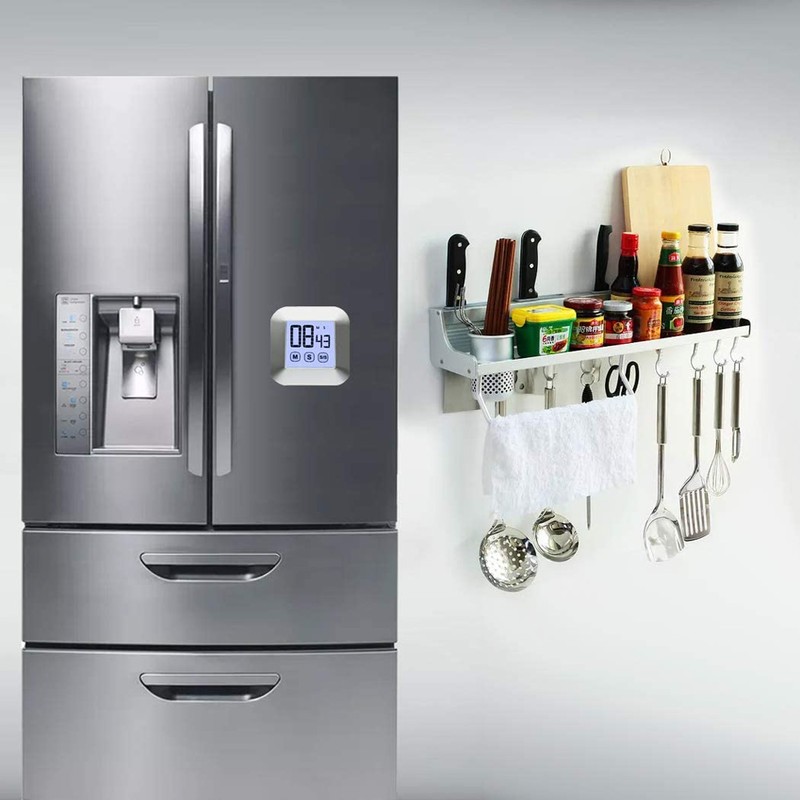 LCD Digital Touch Screen Kitchen Timer Practical Cooking Timer Countdown