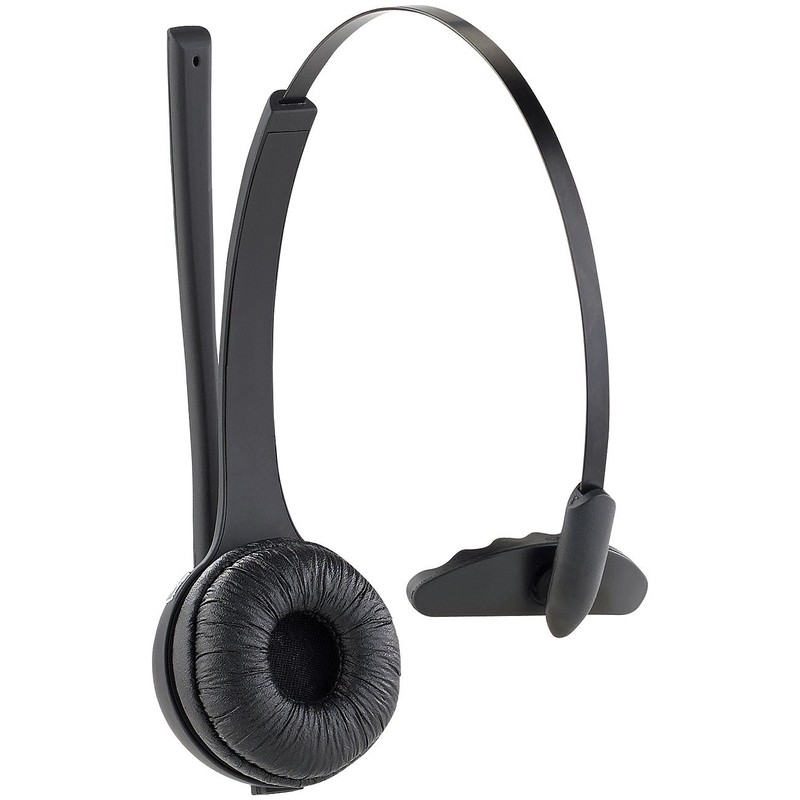 Callstel PC Headset: Profi-Mono-Headset mit Bluetooth, Geräuschunterdrückung, 15-Std.-Akku (Headset schnurlos,