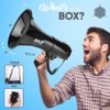 PYLE-PRO 50W Megaphone Speaker PA Bullhorn, Black Aux Input, Adjustable