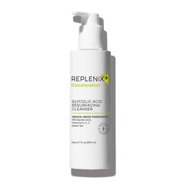 Replenix Glycolic Acid Resurfacing Facial Cleanser, Gentle Medical Grade Exfoliating Face Wash for Skin Discoloration (6.7 fl. oz)