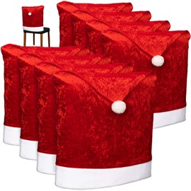 com-four® high-quality Christmas chair covers, Christmas decoration for chairs, premium chair covers in Christmas design