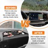 TACOBRO Interior Dashboard Storage Compatible with 2022-2025 Sierra/Silverado 1500 Accessories,