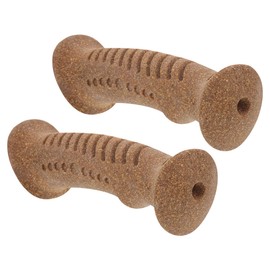 Pack of 2 Handle for Trekking Poles, Ski Grips, Hiking Pole Grips Made of Cork, Pole Grip for Outdoor Use, Ski Pole Grip, Cork Grip for Stick, Stock Replacement Part Light Brown MILISTEN