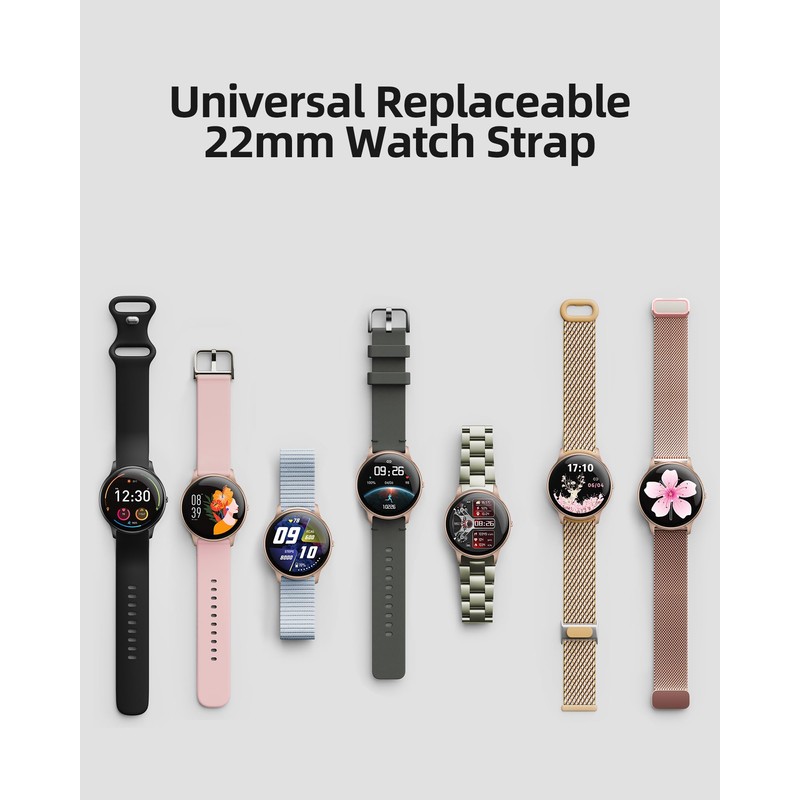Parsonver Reloj inteligente para mujer, responde/realiza llamadas, pantalla táctil HD
