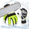Vgo... 1 Pair 0℃/32°F Chainsaw Gloves in Winter, 12-Layer Chainsaw