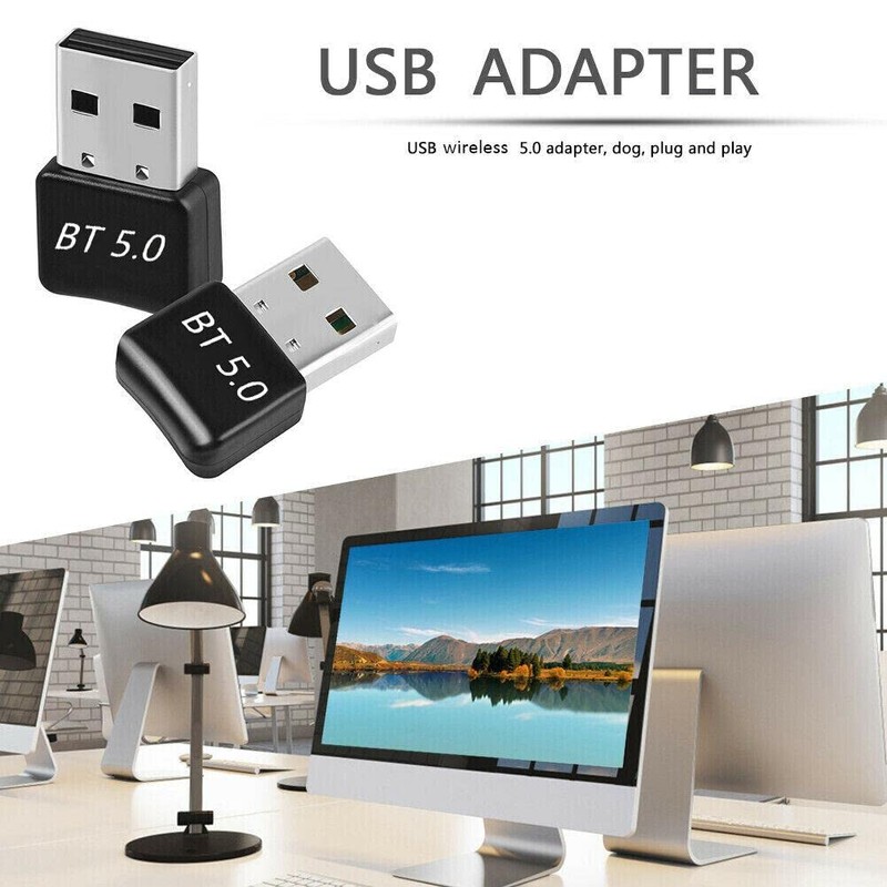 Bluetooth V5.0 Mini Dongle - Universal Wireless USB Adapter, 20M